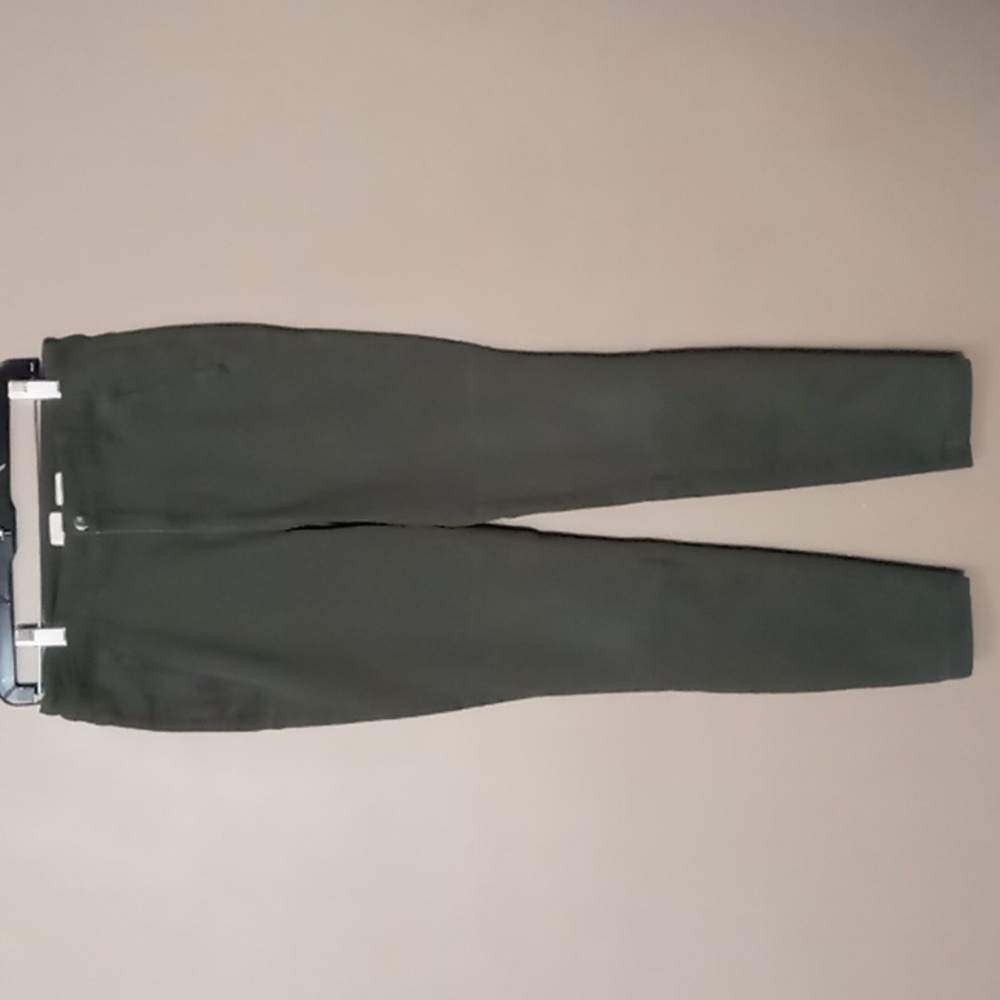 A New Day Dark Gray Panel Leg Skinny Jeans w Zipper Pockets Size 8 Stretch